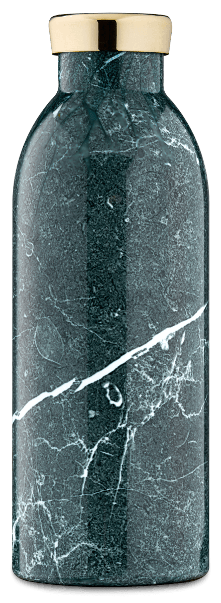 24Bottles Clima termoflaske, Green Marble - 500 ml. - Bahne